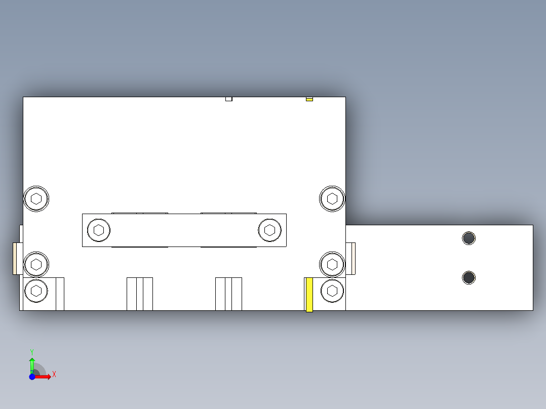 针灸针针胚分针器前视图