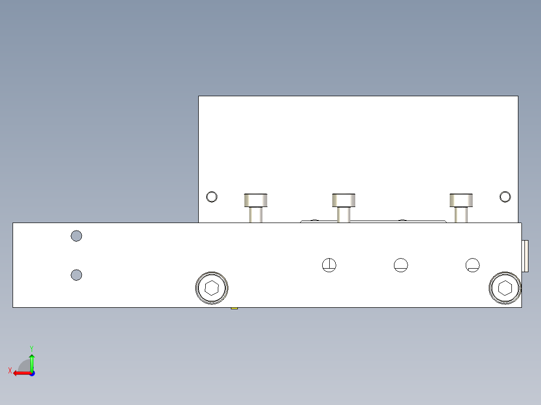 针灸针针胚分针器后视图