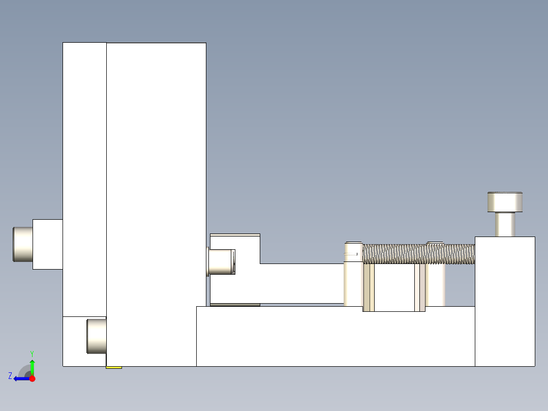 针灸针针胚分针器右视图