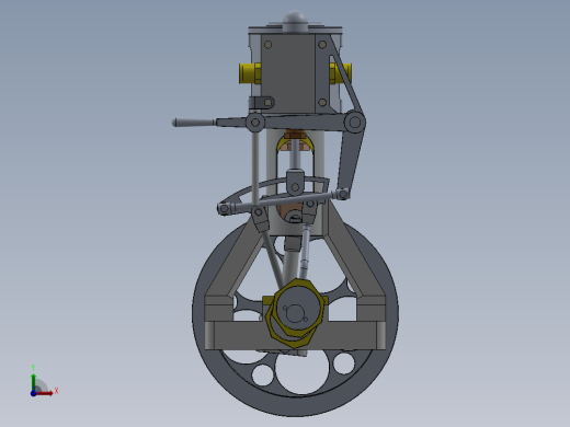 蒸汽机single-cylinder-vertical-steam-engine-模型格式为 sw前视缩略图
