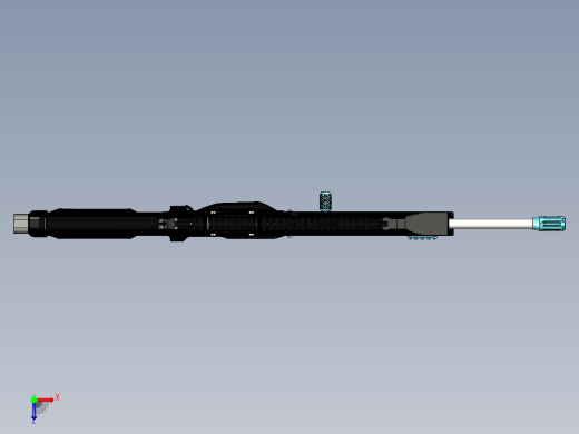 手枪左轮冲锋枪老式狙击步枪设计3D图纸stingray-fgc-9-mk-ii STP俯视缩略图