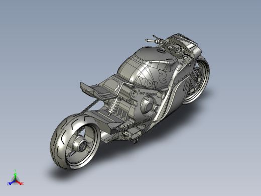 全新纯电概念摩托