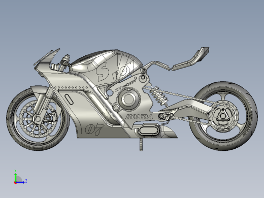全新纯电概念摩托左视缩略图