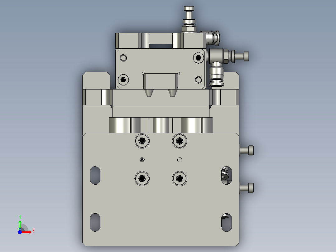 HL190508-04散熱片定位組件前视图