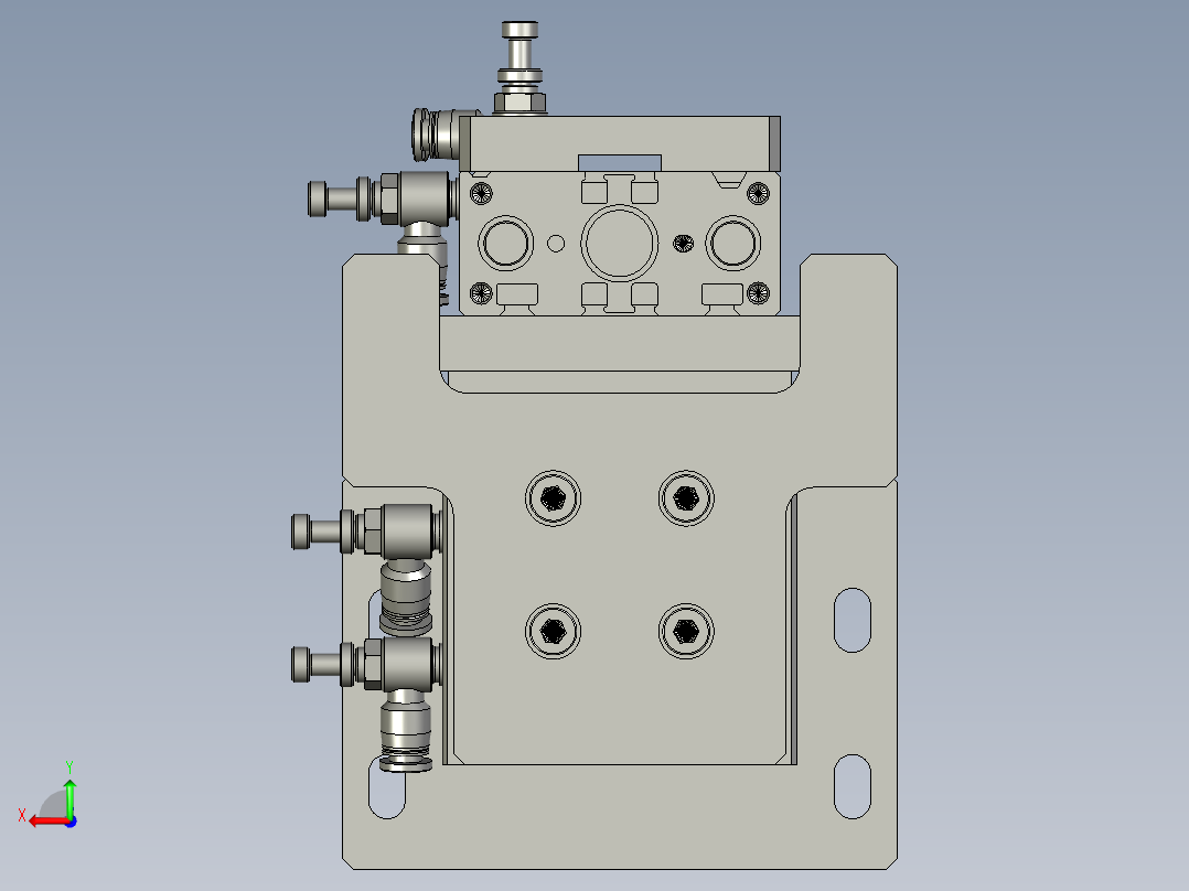 HL190508-04散熱片定位組件后视图