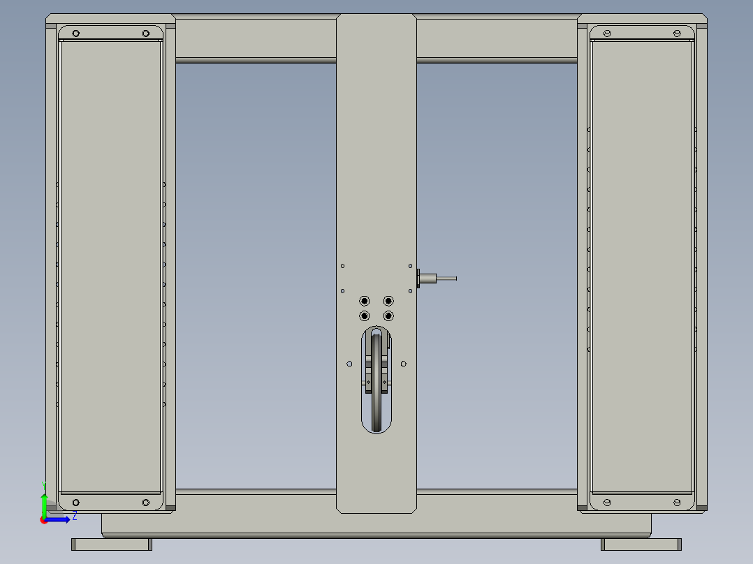 7092-0202-0000挡料分层组件-620左视图