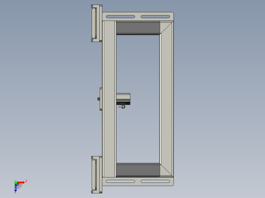 7092-0202-0000挡料分层组件-620俯视图