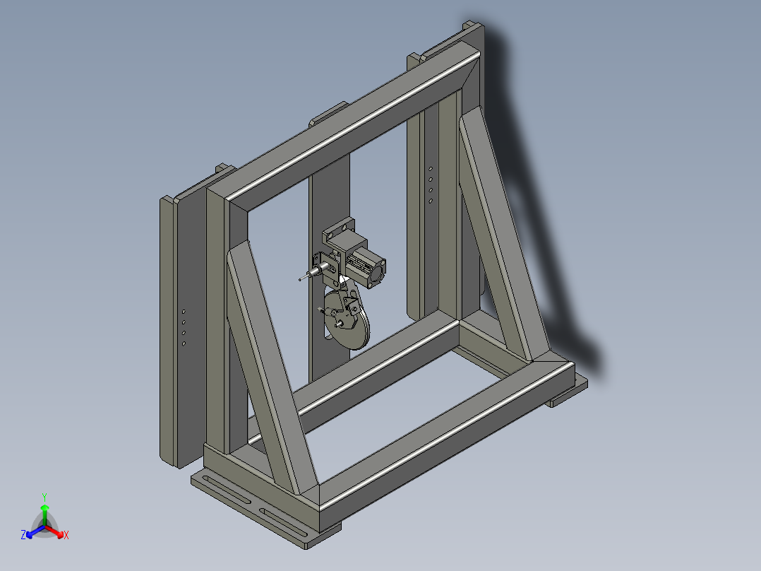 7092-0202-0000挡料分层组件-620正等轴测图