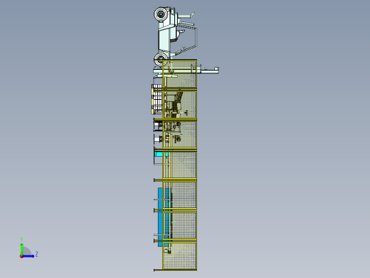 包装流水线方案设计左视缩略图