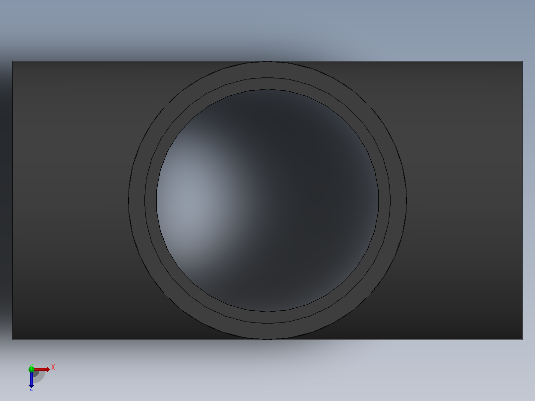 Cross DN300 PN10 U-PVC俯视图