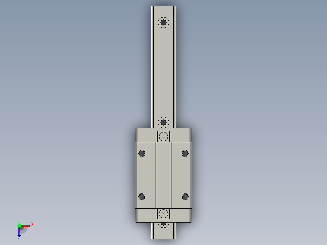 凹凸板线性滑轨EGH15CA1R140ZACHIWIN俯视图