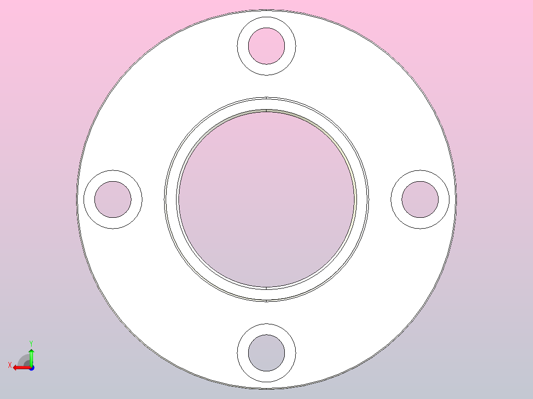 带扣环型圆型带座轴承[BHBRB6001ZZ-NAZ]后视图