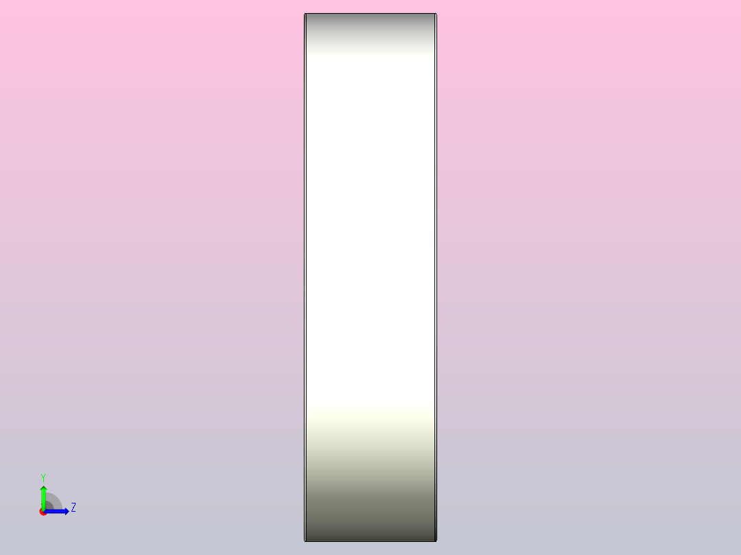 带扣环型圆型带座轴承[BHBRB6001ZZ-NAZ]左视图