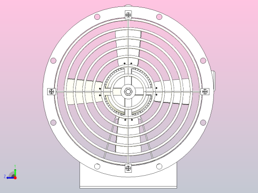 T35系列轴流式通风机（管道式）[T35-11-4.5]右视缩略图