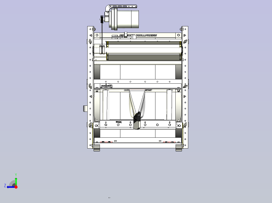 切割机模型3D图纸三维模型右视图