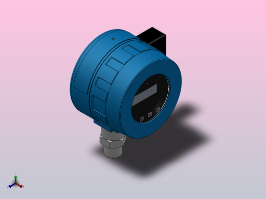 TXZC3型智能╱电子压力开关╱控制器[TXZC3-1SG00.100N.01]正等轴测缩略图