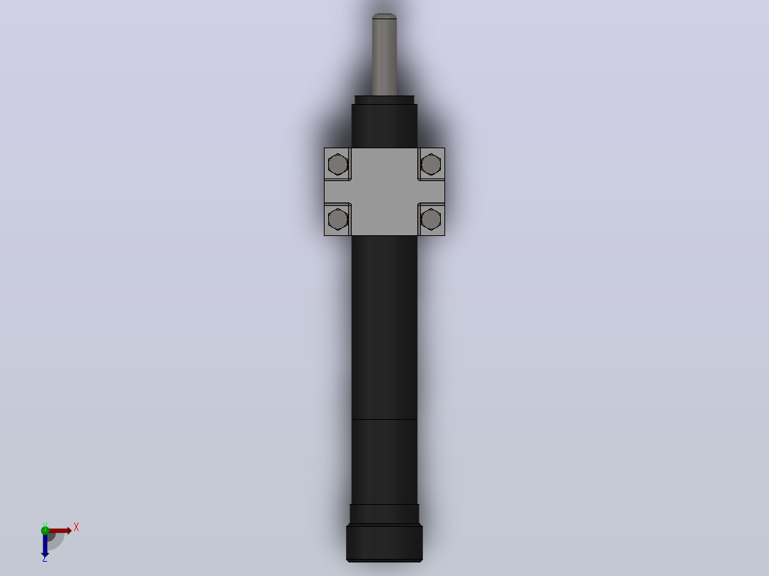 YST系列液压速度调节器[YST-2430]俯视图