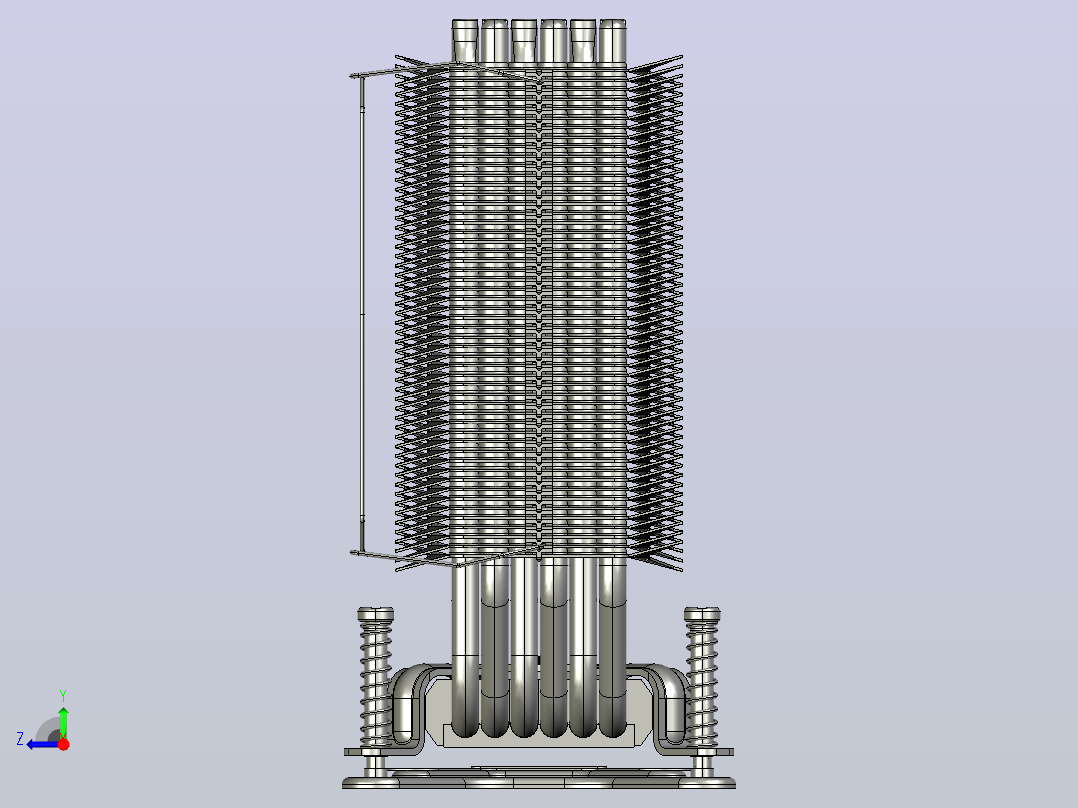thermalright ultra  extreme cpu塔式冷却器右视图