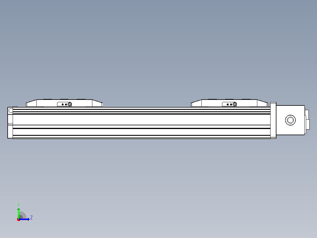 皮带直线轴双滑块型TPA-GCBS-50-P42-L50-DL-M10-N3左视图