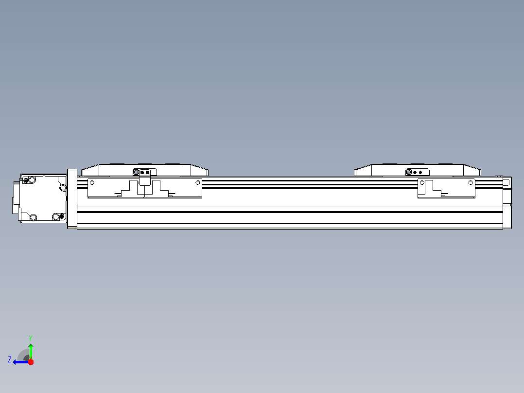 皮带直线轴双滑块型TPA-GCBS-50-P42-L50-DL-M10-N3右视图