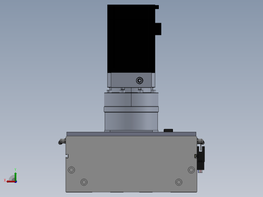 DMG220-TCM齿轮齿条模组直线滑台（电机直连）[DMG220-L20S400-DT750-C2U-TCM-P7]后视缩略图
