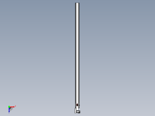 皮带直线轴半封闭可选导轨TPA-HNB-120D-110-L2950-ML-C-P40-N3俯视缩略图