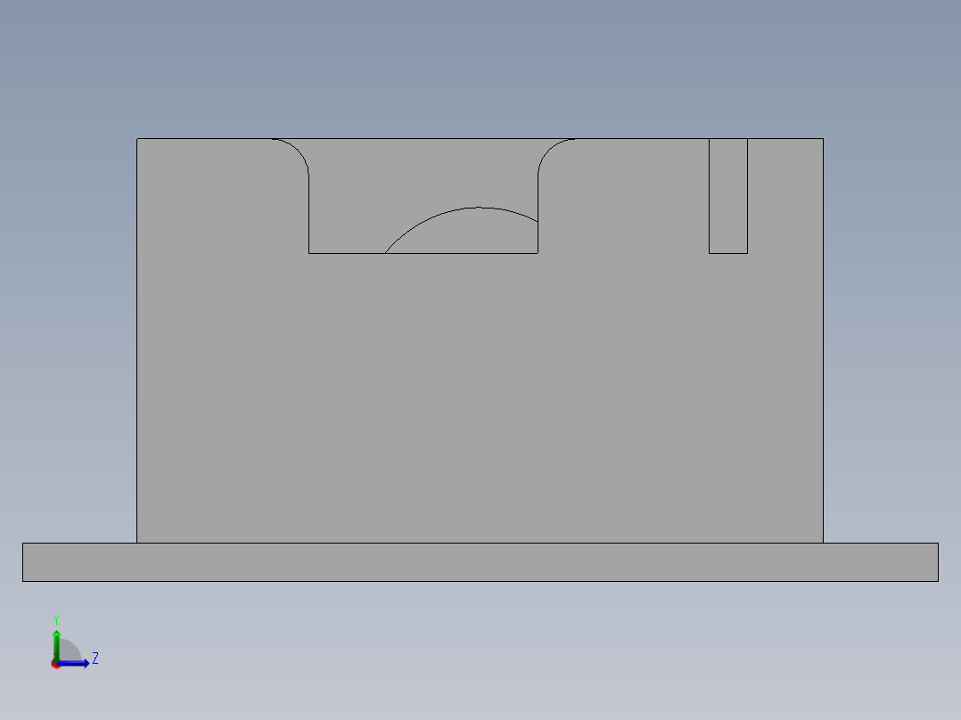 激光刻字治具3D模型左视图