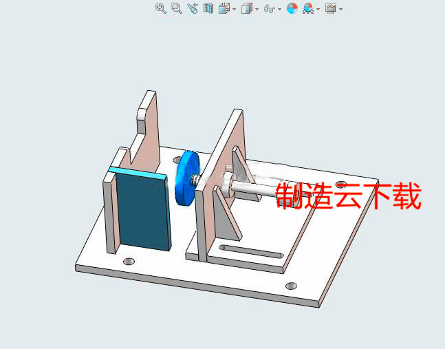 激光刻字治具3D模型
