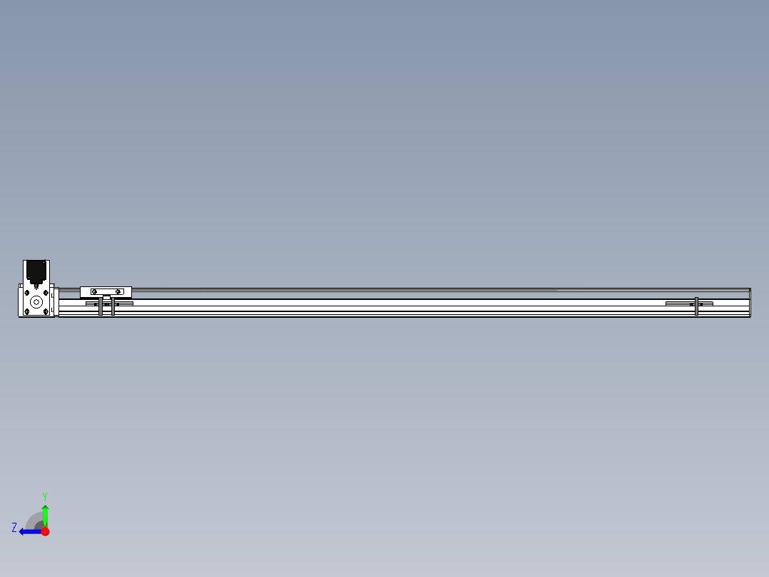 Toyo东佑达直线模组-ETB10-1300LU右视图
