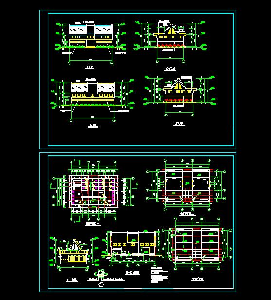 公共厕所CAD建筑图公厕卫生间方案设计垃圾站施工图纸图块素材