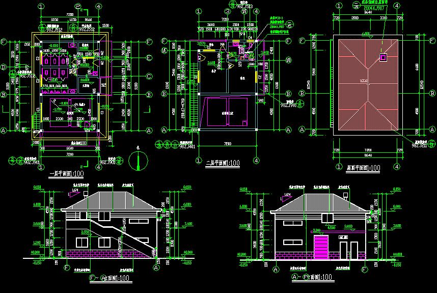 公共厕所CAD建筑图公厕卫生间方案设计垃圾站施工图纸图块素材