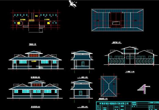 公共厕所CAD建筑图公厕卫生间方案设计垃圾站施工图纸图块素材缩略图