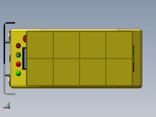 嵌入式AGV小车3D图纸后视缩略图
