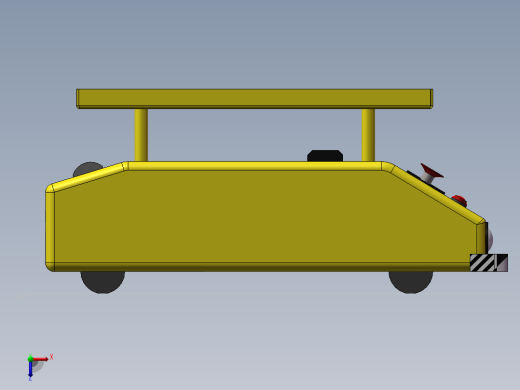 嵌入式AGV小车3D图纸俯视缩略图
