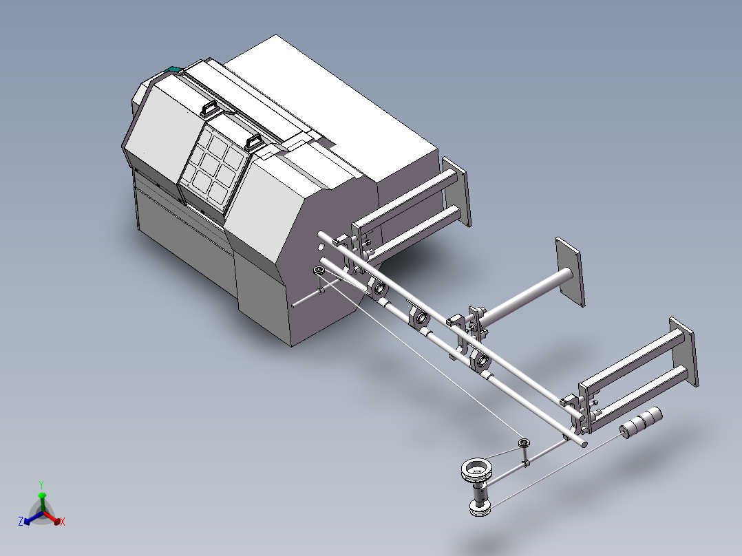 176数控机床全自动酒吧料器