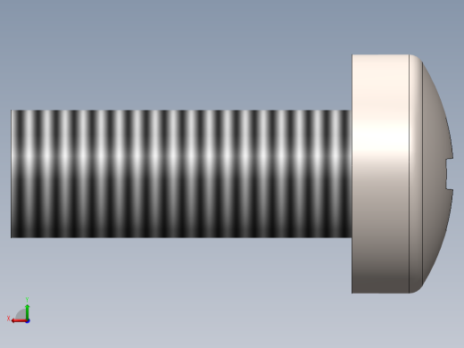 螺丝 M3 十字盘头-M3 x 8 Screw head.SLDPRT后视缩略图