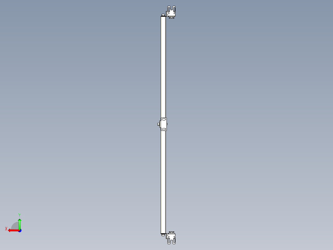 基恩士SL-JB79_back-mount_kc图纸模型后视图