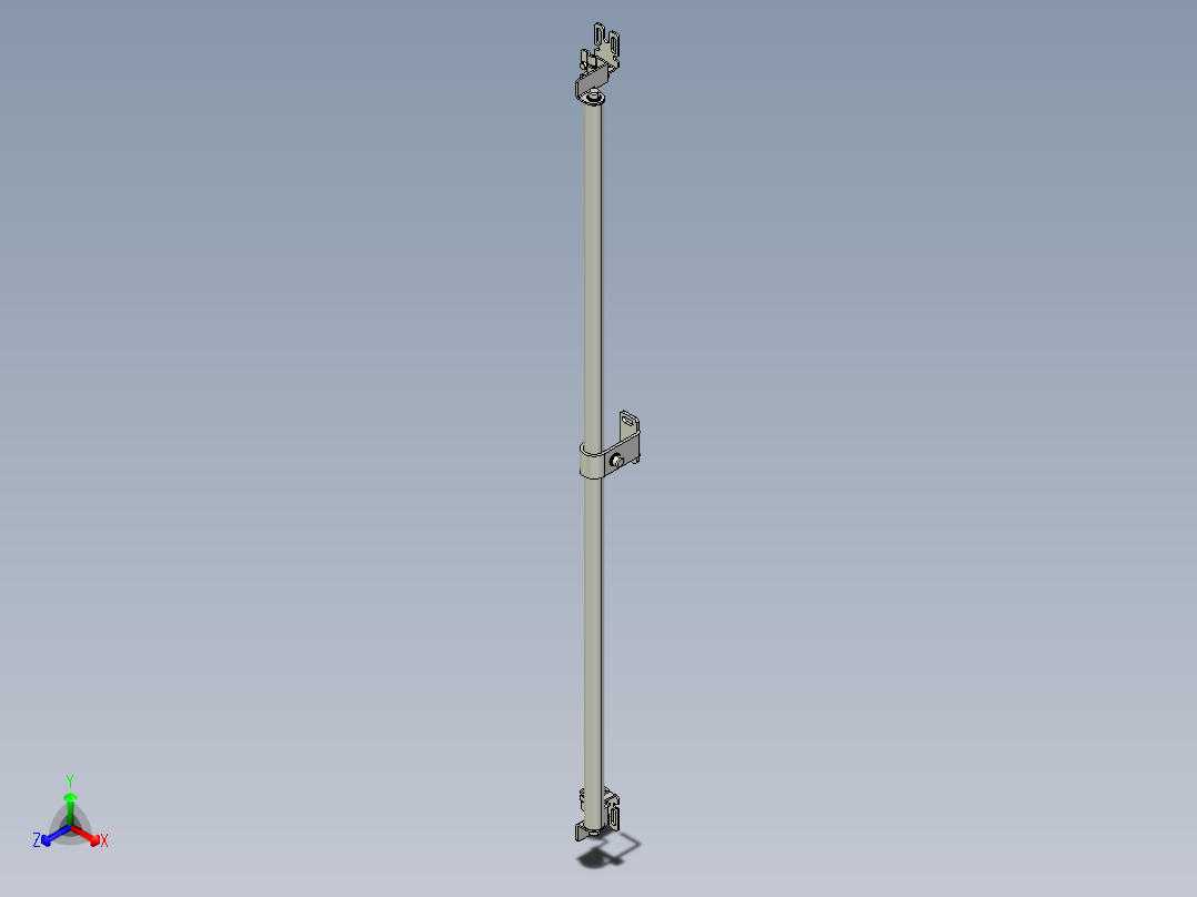 基恩士SL-JB79_back-mount_kc图纸模型正等轴测图