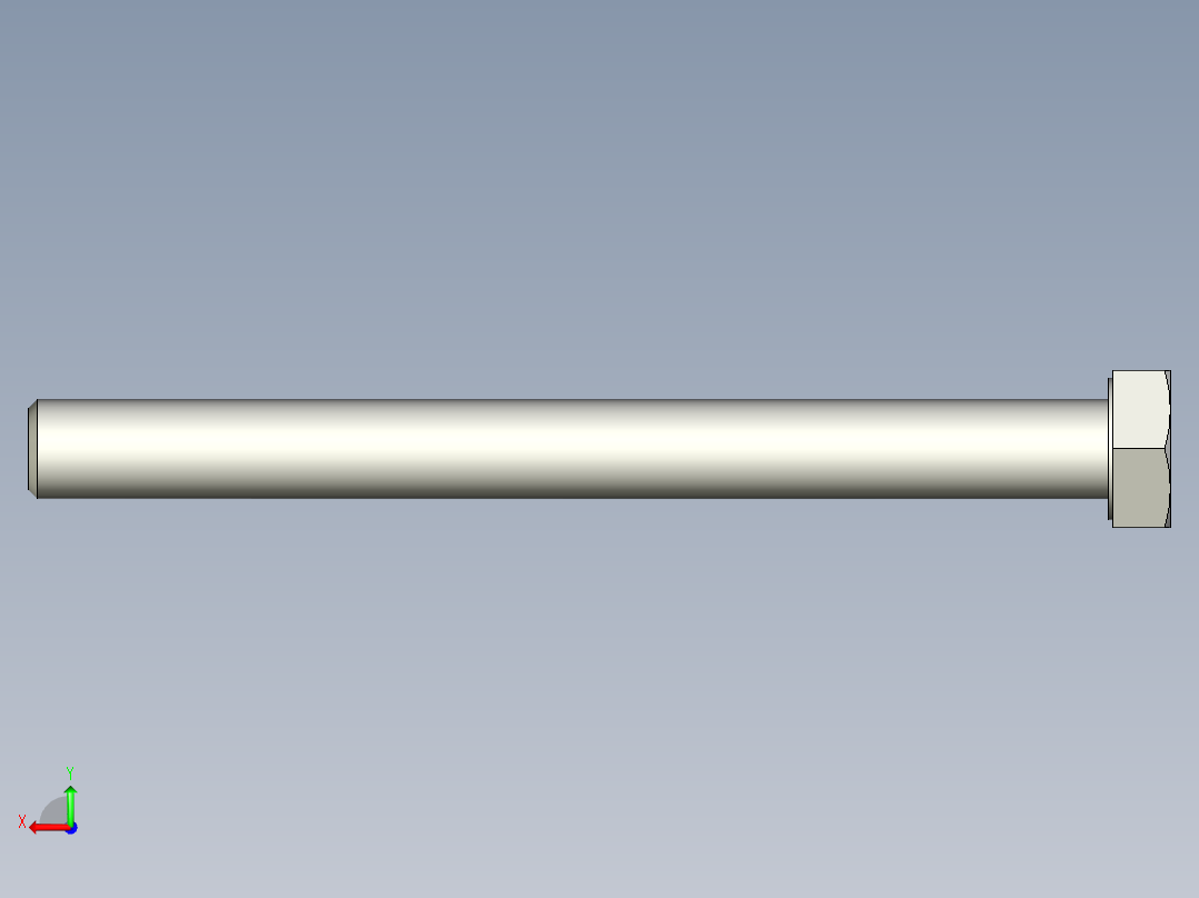 螺钉-DIN_931-M12x1.75x130_19.stp后视图