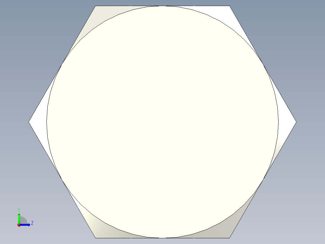 螺钉-DIN_931-M12x1.75x130_19.stp左视图