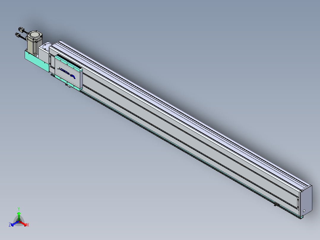 威洛博VBC同步带传动一无尘环境VBC14-L45-S1300-BL-ZP40-C3正等轴测图