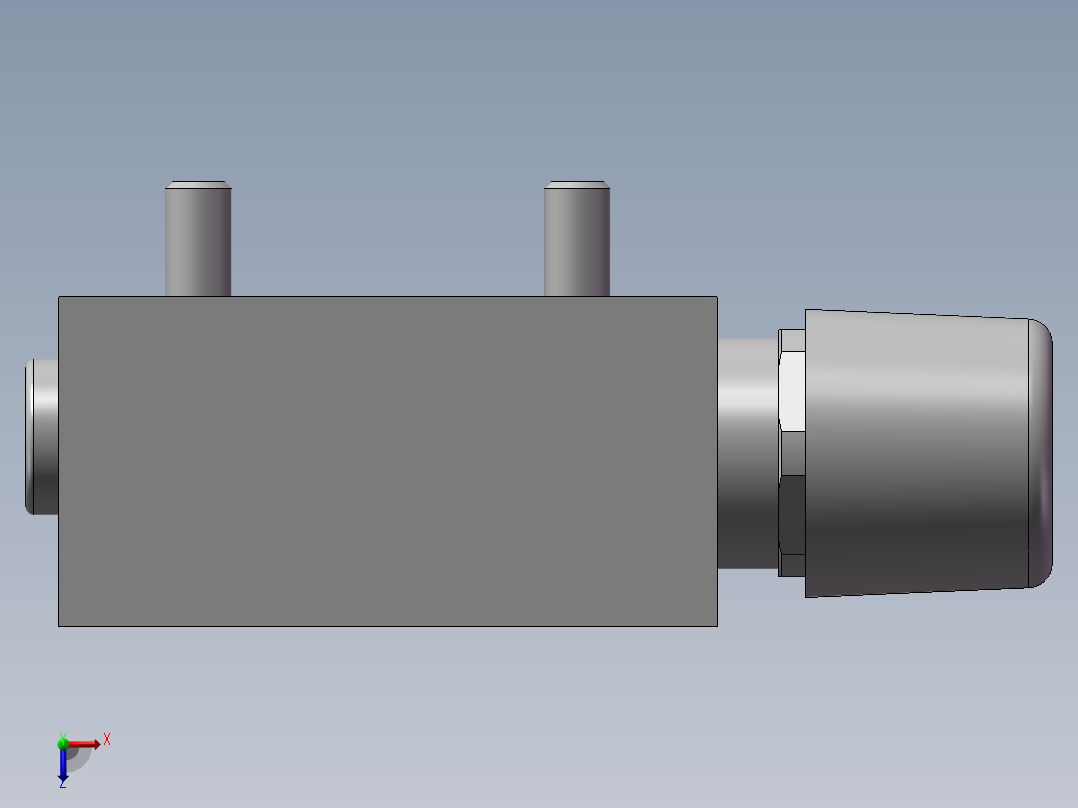 力士乐液压阀-LFA_16_DB2-7X_单向阀盖板俯视图