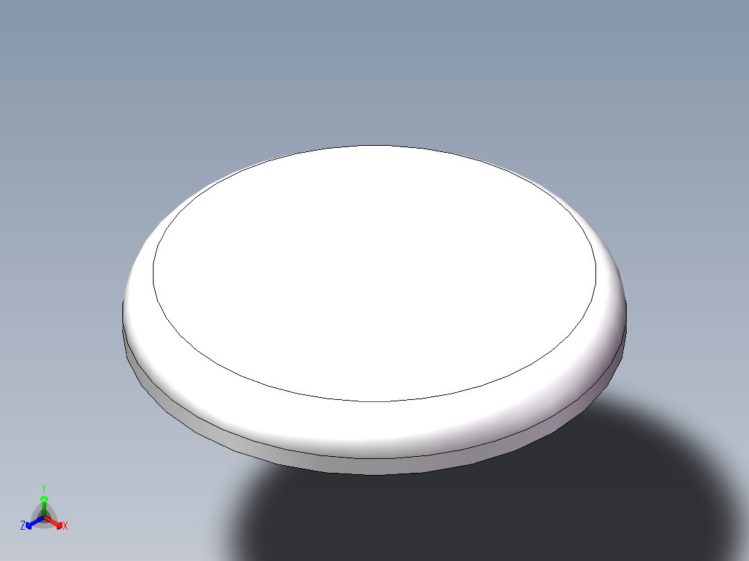 THA碟形封头DN600正等轴测图