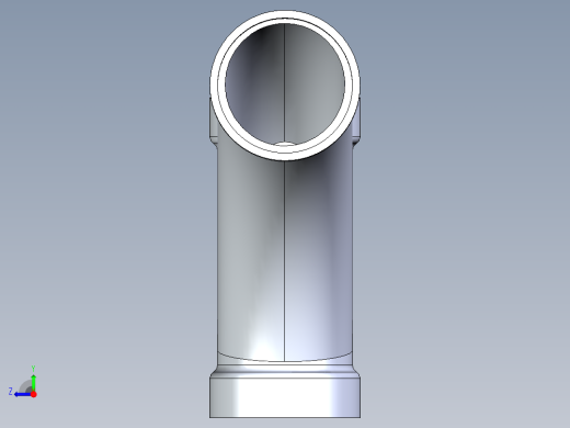 船舶管路系统S9_SeaDrainPLUS_LongTurnTee-SxSxS_37E173004_4in Sea Drain Plus - Long Turn Tee - SxSxS右视缩略图