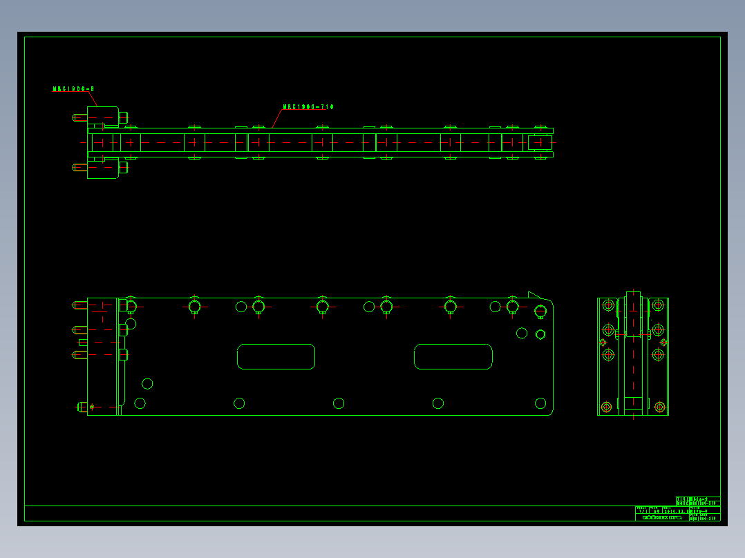 KOSMEKMRC1900-710多系列多零件图纸模型