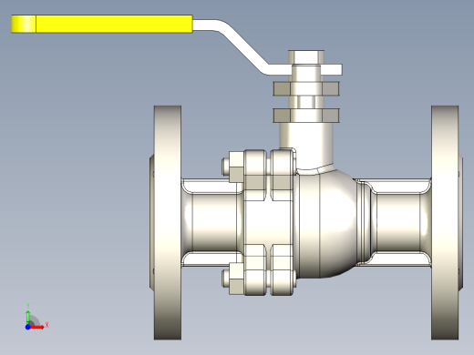 管道手动球阀-水管开关阀-手动阀门DN20铸钢球阀前视缩略图