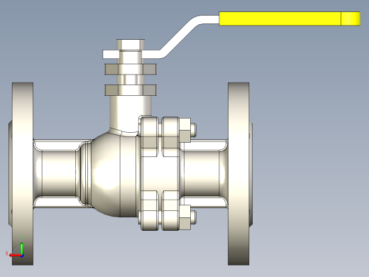 管道手动球阀-水管开关阀-手动阀门DN20铸钢球阀后视缩略图