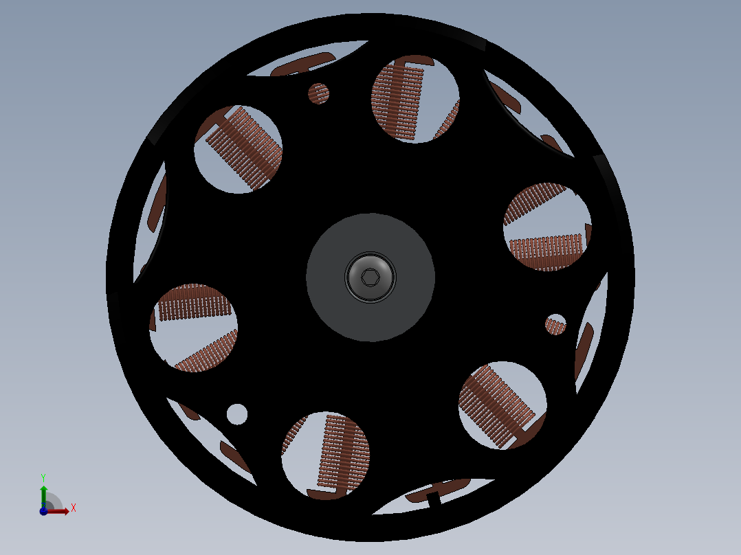 六轴飞机11前视图