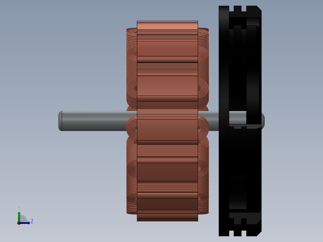 六轴飞机11左视图