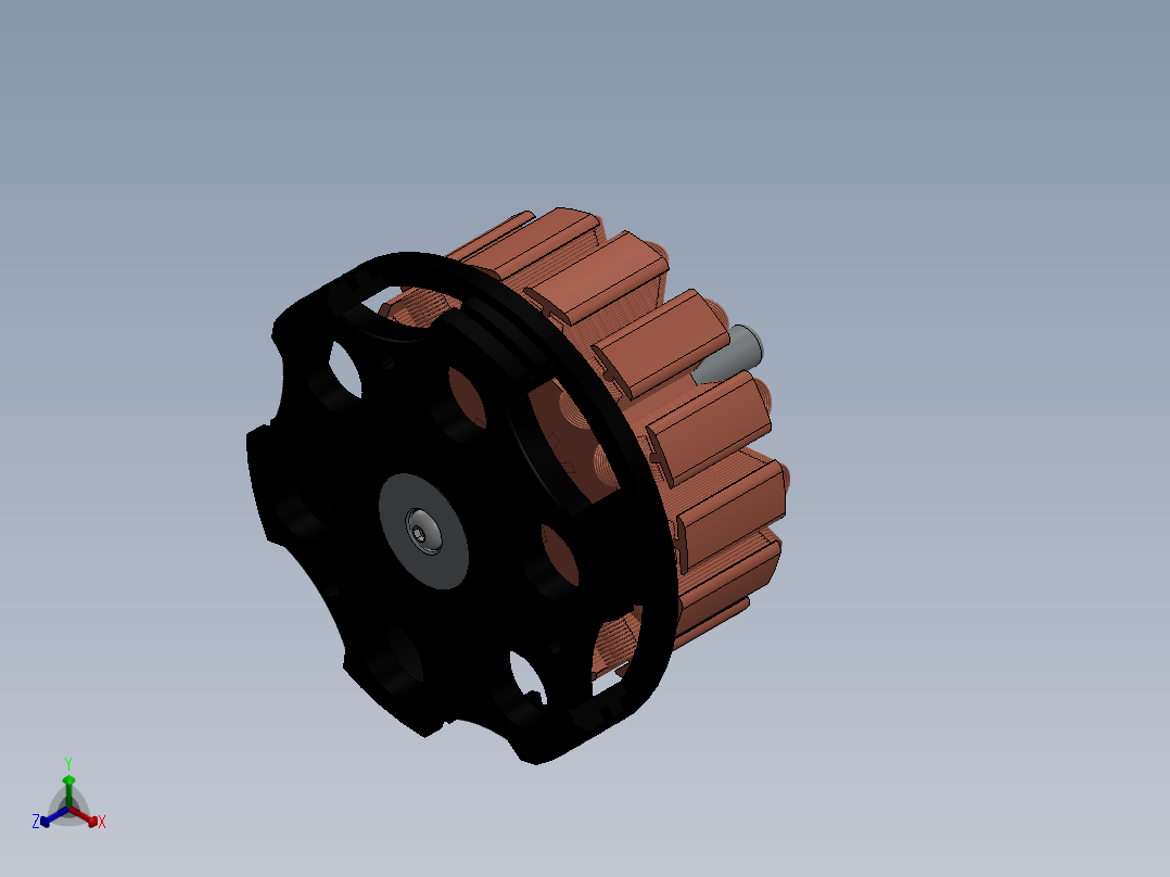六轴飞机11正等轴测图
